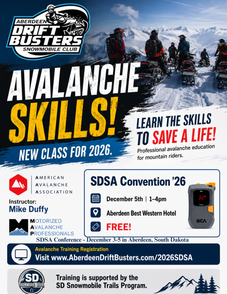 2026 Avalanche Training Flyer
